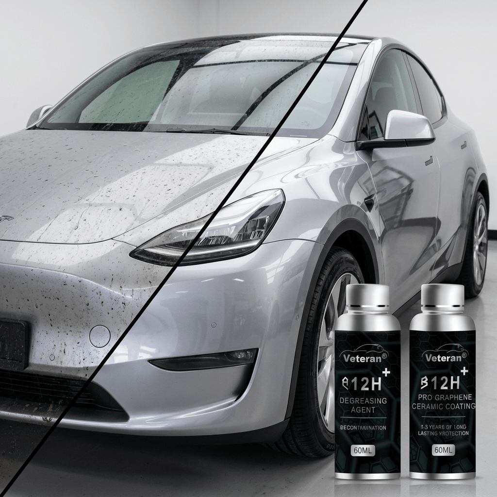 12H Graphene Ceramic Coating & Degreaser Kit | Mirror Shine & Hydrophobic