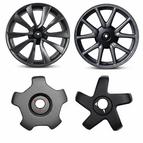 18" 19” Hub Center Caps for Model 3 (2017-2023) | Quick-Snap & Tool-Free