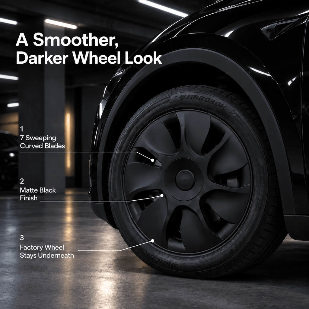 18″ Cyclone Wheel Covers for Tesla Model Y Standard 2026+ (4PCS)