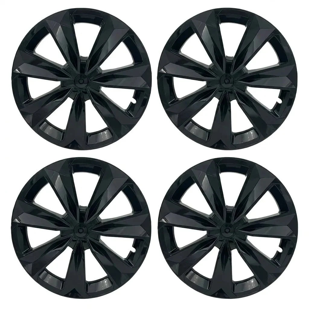 19” Gemini Wheel Covers for Model Y – Turbo Style Full Rim Protection | Tesery