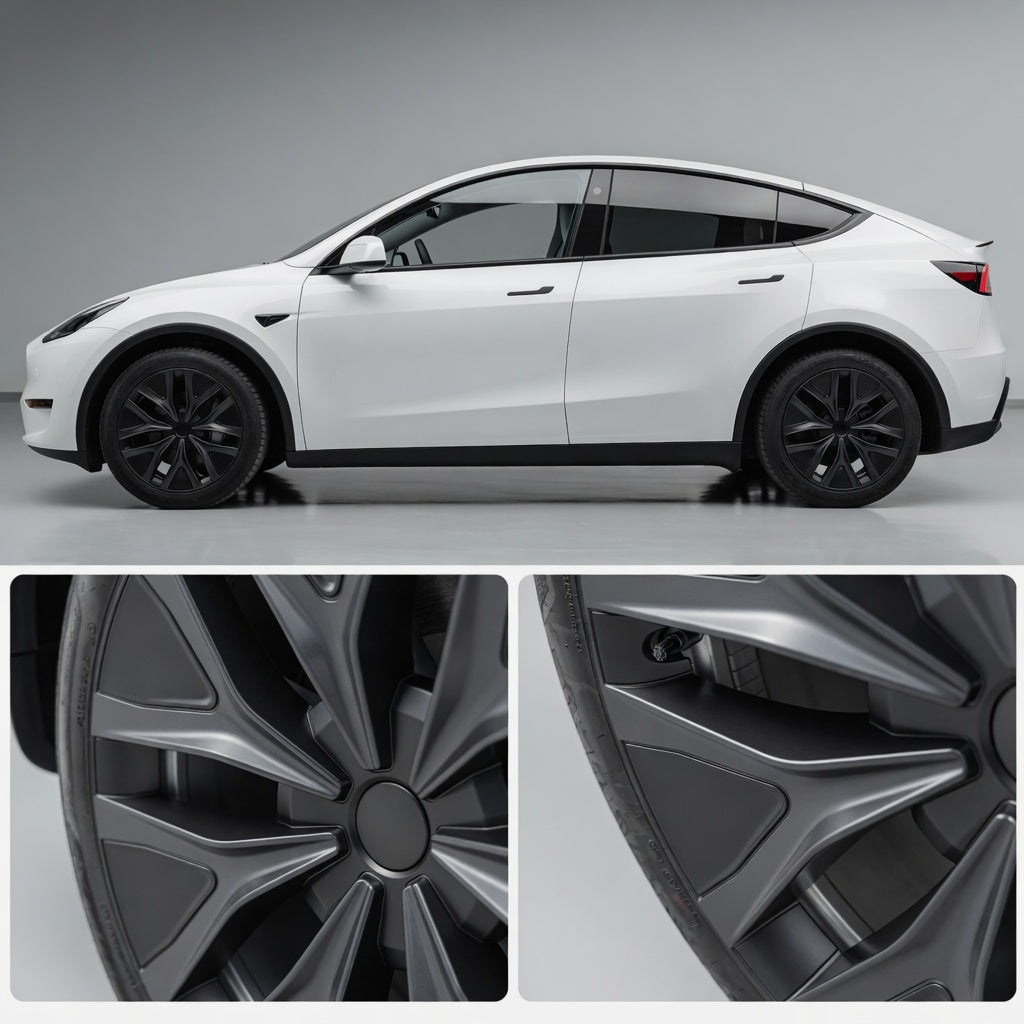 19" Gemini Wheels Covers for Model Y | Seven-Spoke Style