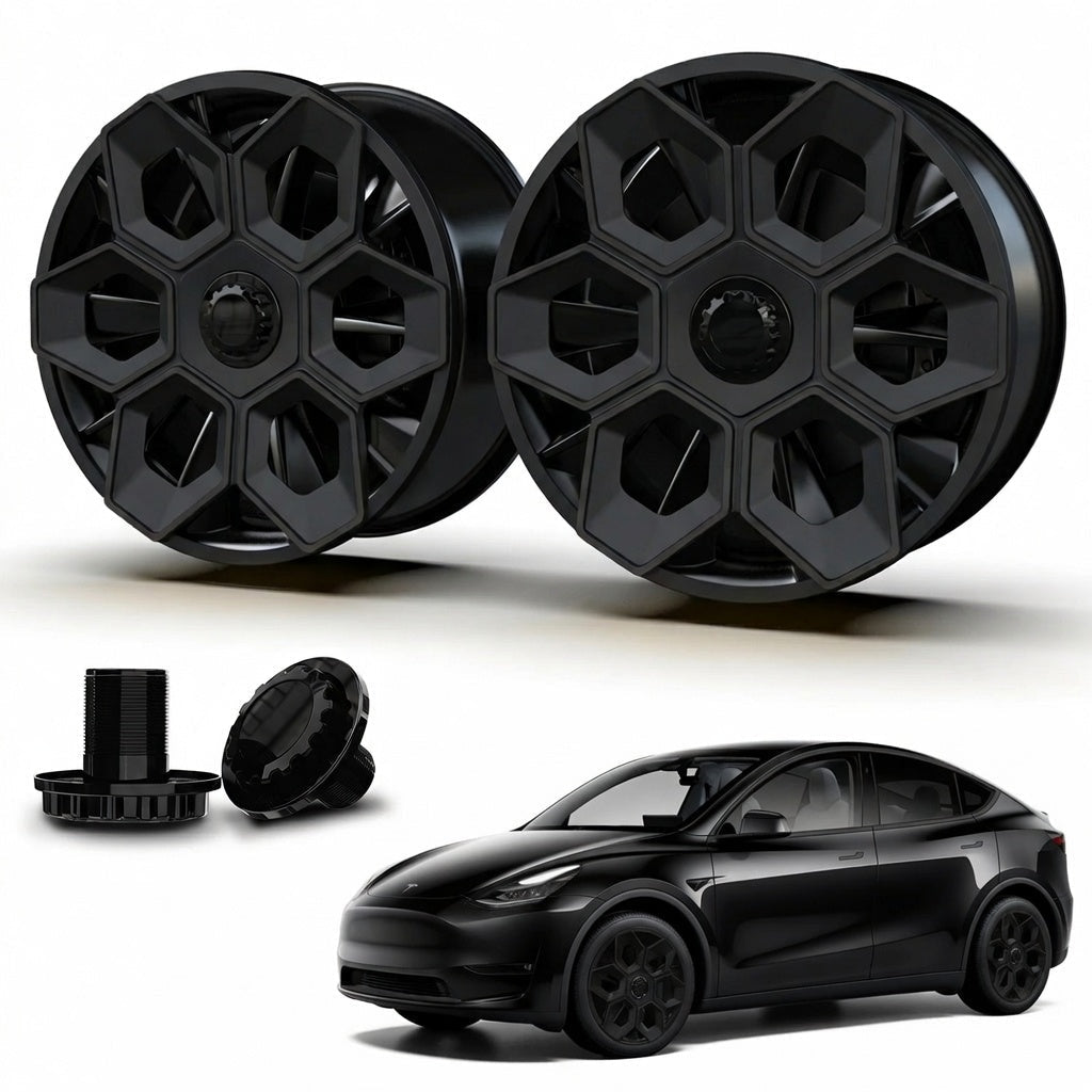 19" Hexa Honeycomb Wheel Covers for Model Y / Model Y Juniper | Tesery
