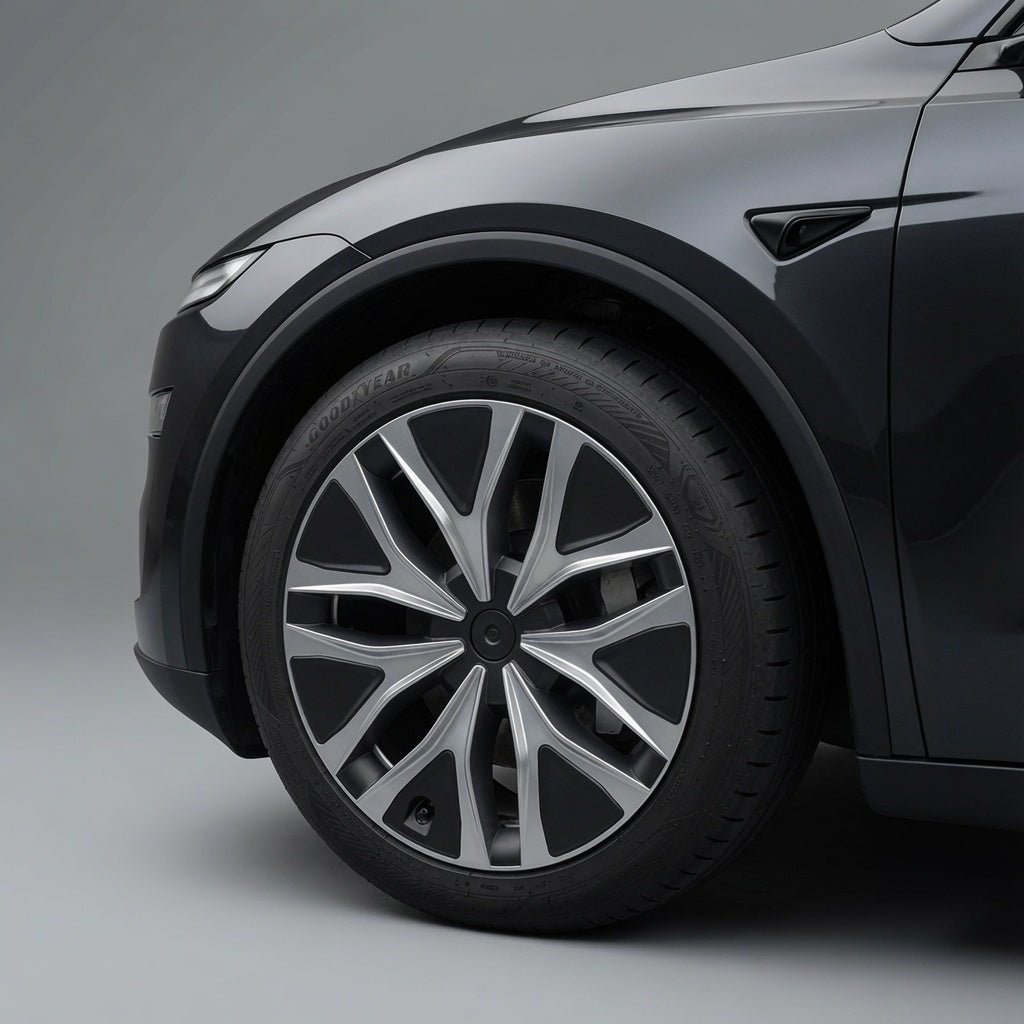 19" Machina 2.0 Wheels Covers for Model YL 2026+ | Seven-Spoke Style