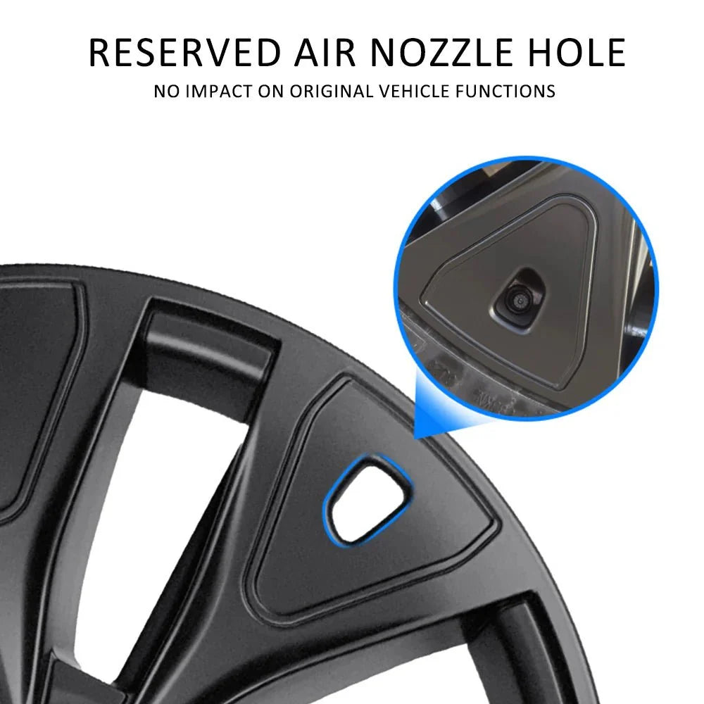 19" Machina 2.0 Wheels Covers for Model YL 2026+ | Seven-Spoke Style
