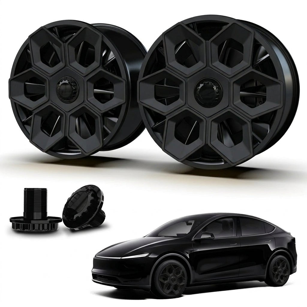 19" Hexa Honeycomb Wheel Covers for Model Y / Model Y Juniper | Tesery