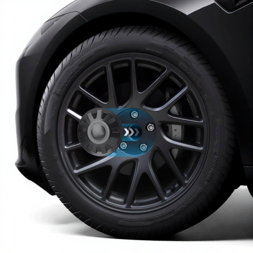 20" & 21” Wheel Hub Center Caps for Model Y (2020-2025.03) | Quick-Snap & Tool-Free