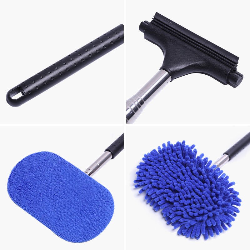 3-in-1 Car Window Wiper with Extendable handle | 180° Rotating