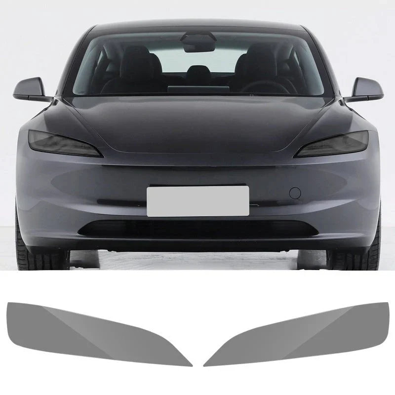 Pre-Cut TPU Headlight Protection Film for Model 3 | Clear, Smoked & Photochromic