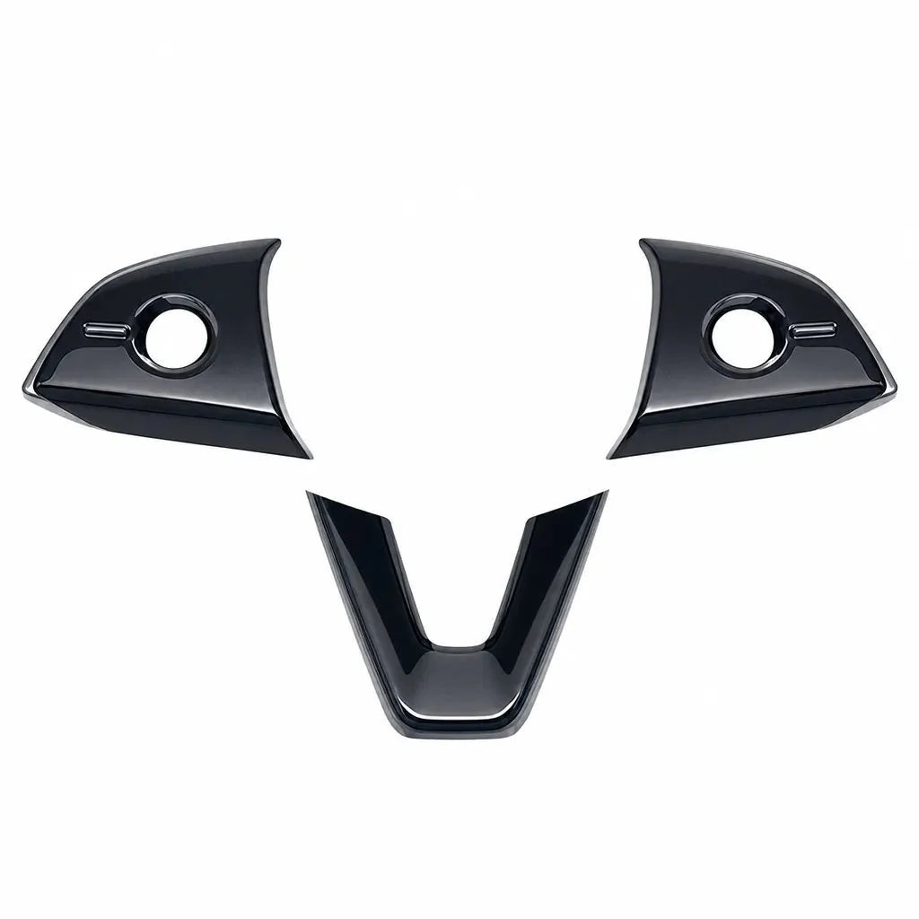 ABS Steering Wheel Button & V-Shape Trim Cover for Model Y Juniper | Tesery