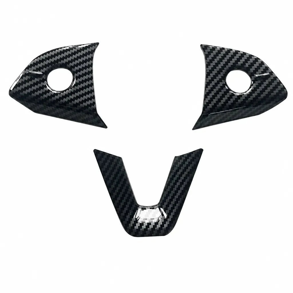 ABS Steering Wheel Button & V-Shape Trim Cover for Model Y Juniper | Tesery