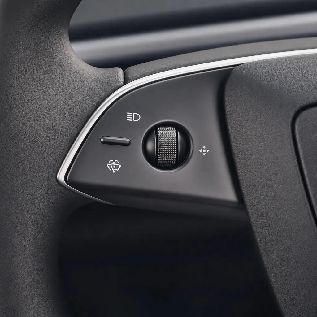 ABS Steering Wheel Button & V-Shape Trim Cover for Model Y Juniper | Tesery