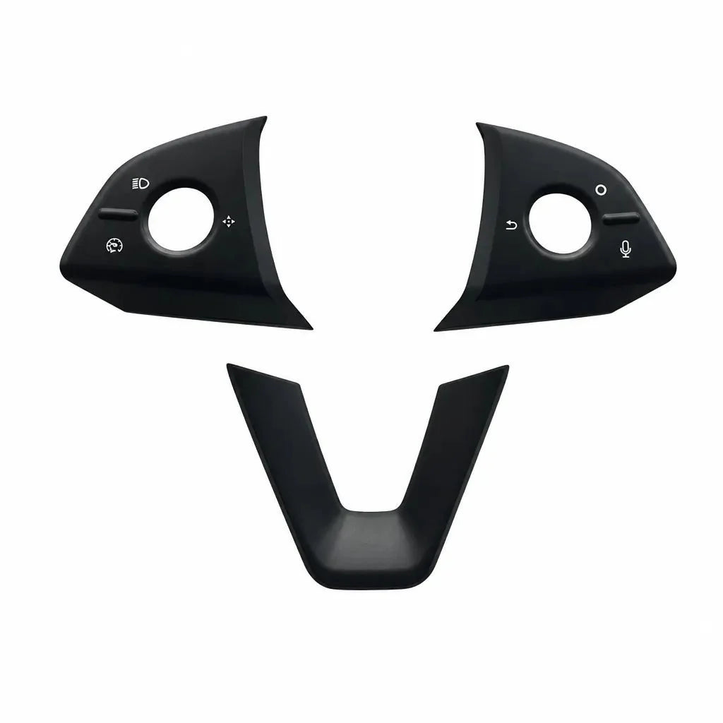 ABS Steering Wheel Button & V-Shape Trim Cover for Model Y Juniper | Tesery