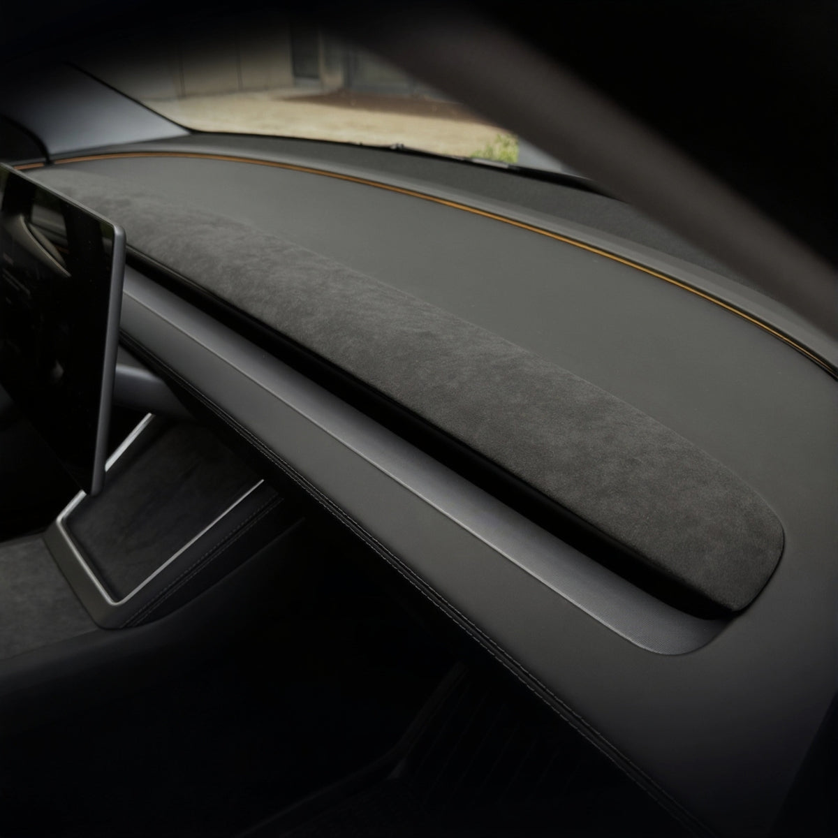 Alcantara Dashboard Replacement for Tesla Model Y Juniper / Model 3 Highland | Premium Matte Finish