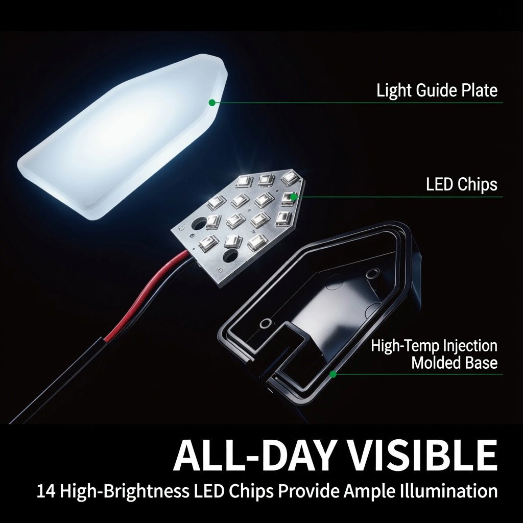 BSD Blind Spot Mirror for Tesla Model 3 / Model Y – Smart Safety Detection with LED Indicator