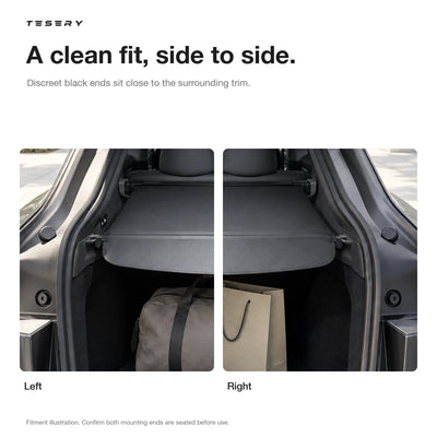 Retractable Cargo Cover for Model Y Juniper