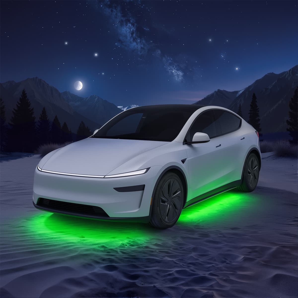 RGB Underglow LED Chassis Ambient Lighting Kit for Model Y Juniper/ YL / Model 3 Highland