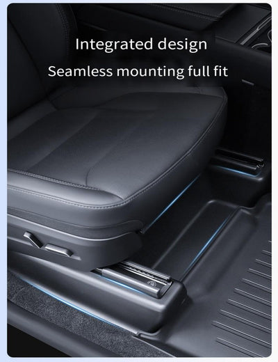 Seat Slide Rail Anti-Kick Guards for Model Y Juniper (5PCS) | TESERY