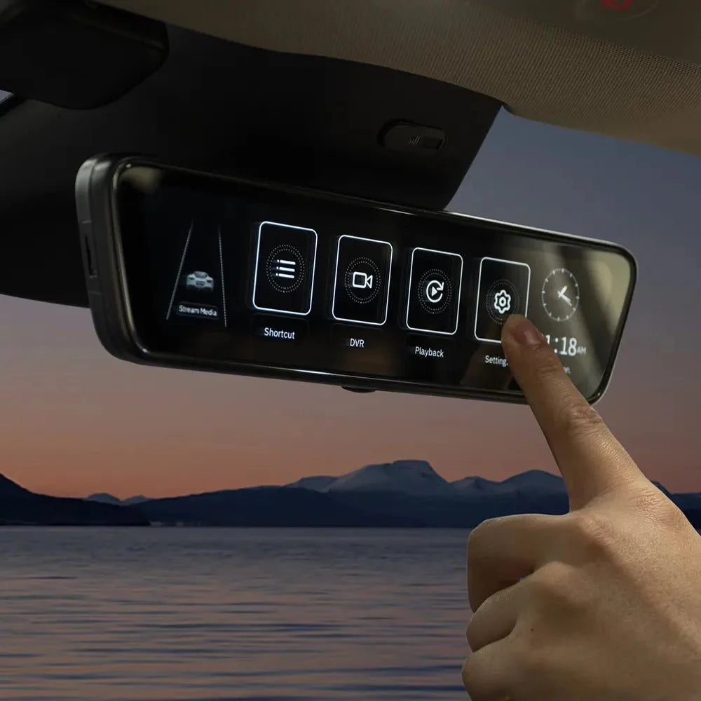 Flash Sale: Streaming Rearview Mirror Recorder for 9″ Model 3 Highland 丨Single Camera