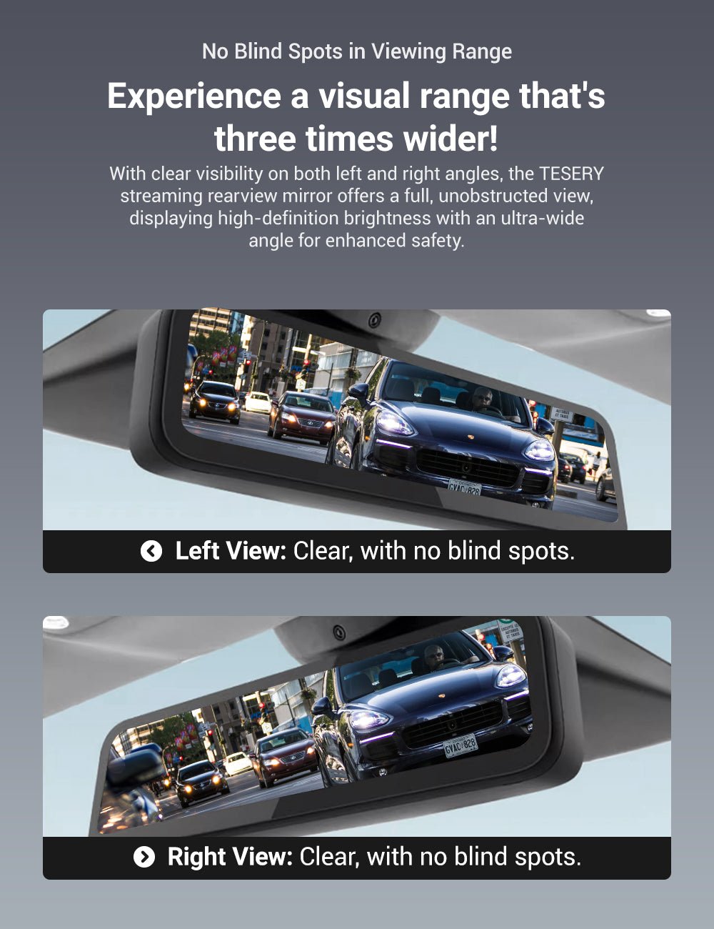 Flash Sale: Streaming Rearview Mirror Recorder for 9″ Model 3 Highland 丨Single Camera