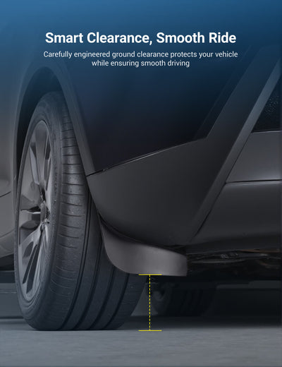 TESERY Hidden Mud Flaps for Model Y Juniper/ Model YL | Invisible Protection
