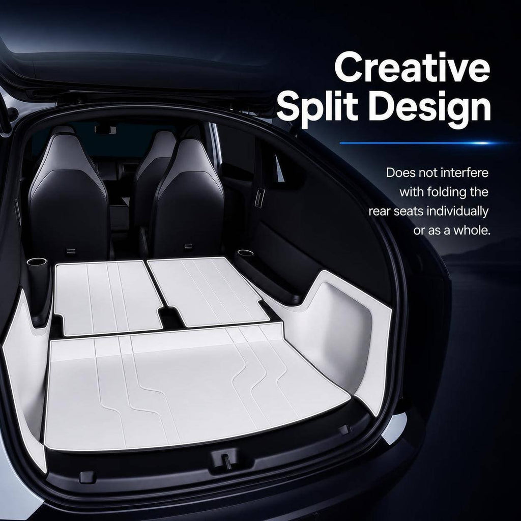 TESERY Nappa Leather Trunk Mats for Model YL 6-Seater (5PCS)