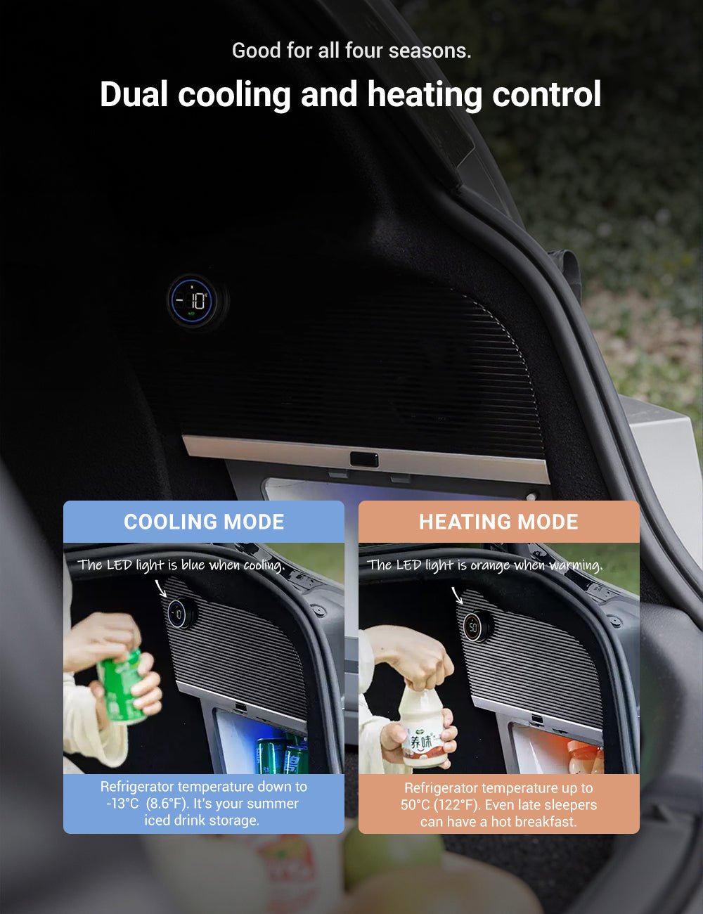 Model 3 Highland Rear Trunk Refrigerator | TESERY
