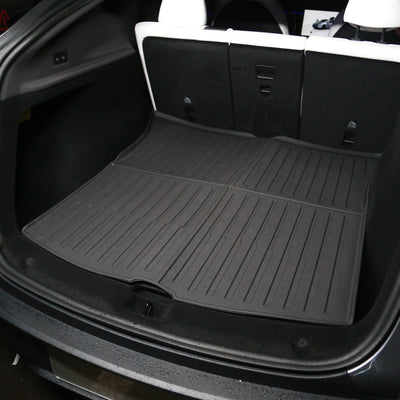 TESERY TPE Front/Rear Trunk Mats for Model Y Juniper